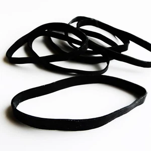 HEAVY-DUTY LARGE BLACK RUBBER BANDS | Resist the Elements (20 Pack- 3.5” x 1/4”) - Picture 1 of 5