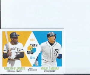 Clemente / Cabrera 2014  Topps Heritage Then & Now - Picture 1 of 1
