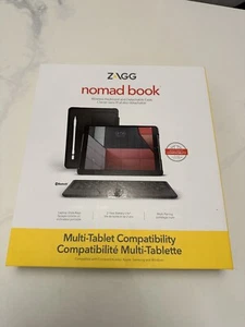 NEW ZAGG - Nomad Book Keyboard Folio Case for Most Tablets And Apple iPads - Picture 1 of 2