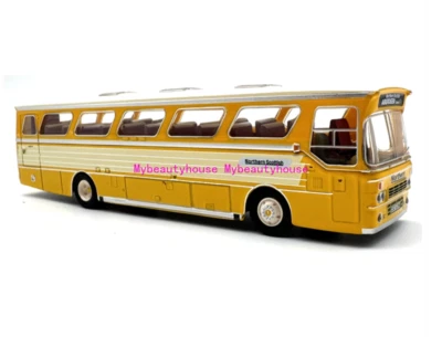 1:76 Yellow Alexandria M Travel City Bus Classic Model Diecast Metal Car - Image 1 of 4