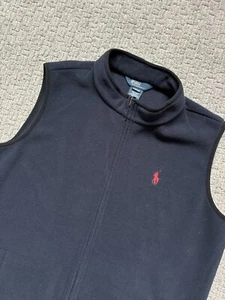 Polo Ralph Lauren Youth Fleece Vest Size Large (14-16) Blue Pony Classic NY PRL - Picture 1 of 5