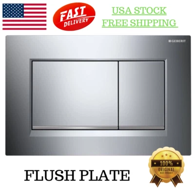 Geberit Original Dual Flush Actuator Plate 115.883.KH.1 | Sigma01 Chrome Button - Image 1 of 4