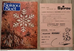 SPIROU Nr. 1496 Beilage Flyer SALVATORE ADAMO Weihnachten 15.12.1966 Kalender 1967 - Bild 1 von 10
