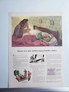 Anuncio Impreso Simmons Beautyrest 1942 Efímero Arte Decoración por John Falter - Imagen 1 de 1