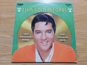 Elvis Presley - RCA Victor LP - Elvis' Gold Records Volume 4 -LSP-3921 TAN LABEL - Picture 1 of 6