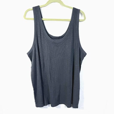 Universal Thread/Good Co. Camiseta sin mangas para mujer talla grande 3XL carbón acanalado cami Foto 1 de 4