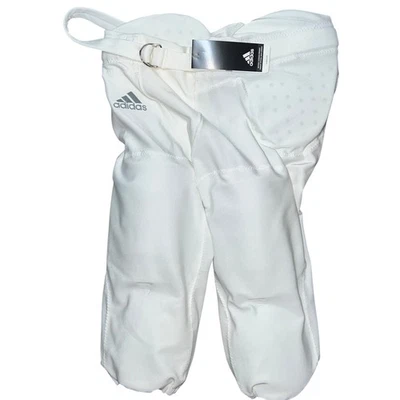 Adidas Men's Football Pants Medium White - Integrated Pads & Belt - NEW - Image 1 of 4