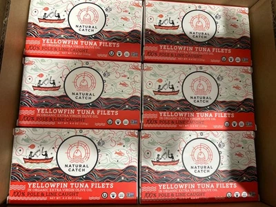 Natural Catch Yellowfin Tuna Filets In Organic Extra Virgin Olive Oil 12ct