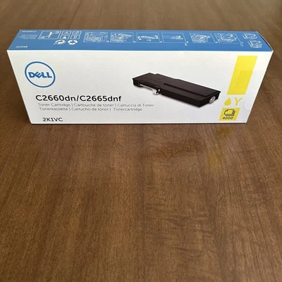 Cartucho de tóner amarillo original Dell 2K1VC C2660DN / C2665dnf Foto 1 de 4