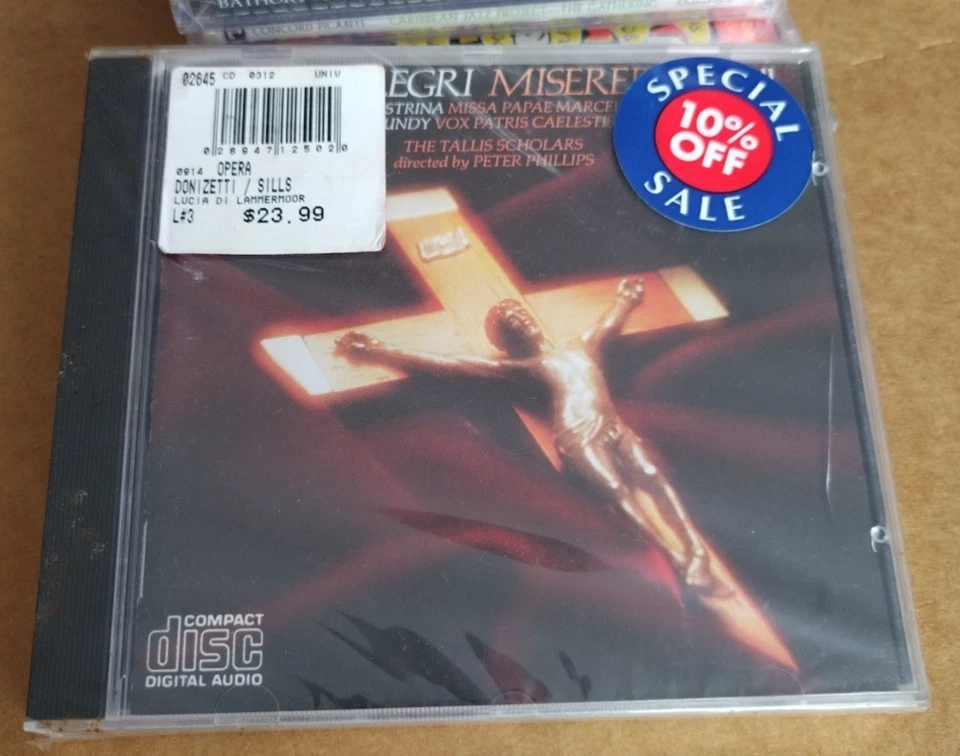 The Tallis Scholars Allegri Miserere CD Mundy Palestrina