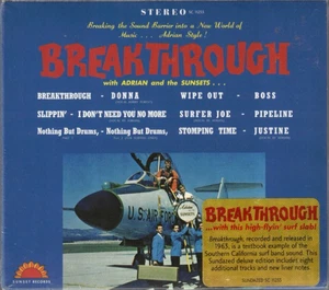 Breakthrough by Adrian and The Sunsets (CD, 2013, Sundazed) Hype SEALED NEW - Foto 1 di 2