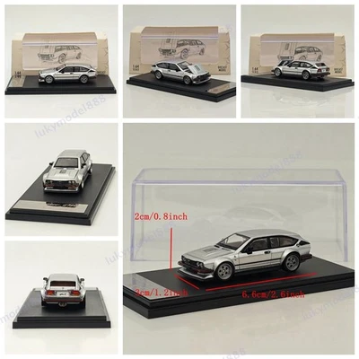 1/64 RM Alfa Romeo GTV6 Oro/Plata Diecast Juguetes Coches Modelos Colección Regalos Foto 1 de 4
