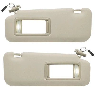 Par de parasol Crazyparts beige diestro derecho para Mazda CX-9 2010-2015 reemplazar TD11 TD12 Foto 1 de 3