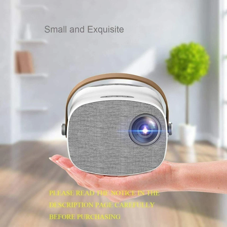  Mini Portable Projector 4K WiFi Portable Projector Full HD Supported for Home - Image 1 of 4