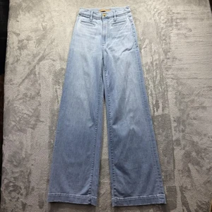 Joe's Jeans Jeans Womens 25 Light Wash The Kate Good Vibes Wide Leg High Rise - Picture 1 of 11