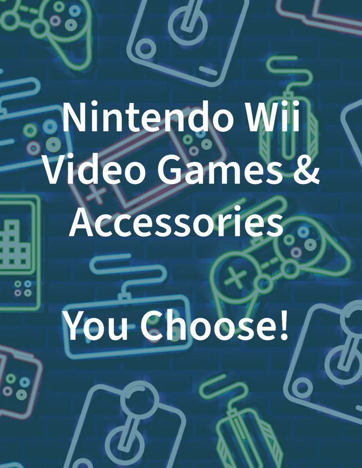 Nintendo Wii Games & Accessories Tested Working You Choose! 10/24/25 - Image 1 of 1