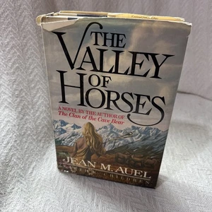 valley of horses a novel book, by jean m. auel, 1982 Hardcover - Foto 1 di 9