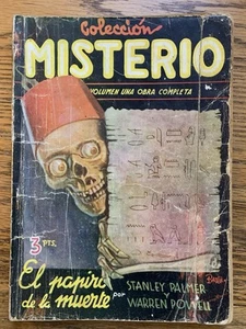 Coleccion Misterio El Papiro De La Muerte 1940’s Spanish Pulp Magazine - Picture 1 of 6