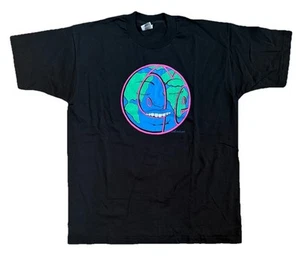 Vintage Scramble Campbell Shirt Herren XL Earth Psychedelic Vivid Peace Love 90s - Bild 1 von 13