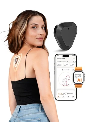 Straight Plus AI Powered Posture Corrector Trainer Device (Necklace Included)... - Image 1 of 4