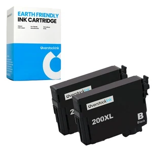 2PK OSI 200XL Black Ink Cartridge Compatible for Epson Expression XP-310 XP-400 - Picture 1 of 1