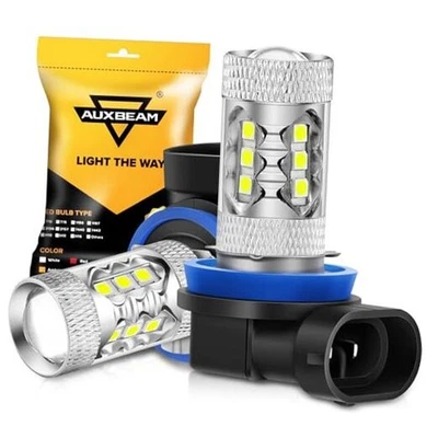  Bombillas antiniebla, 8000LM 6500K blanco brillante 400% brillo H8 H11 xenón blanco Foto 1 de 4