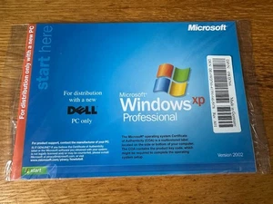 Microsoft Windows XP Professional install CD & Booklet Sealed New +SP2 - Picture 1 of 3