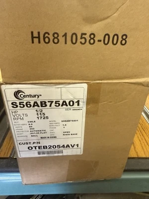 Century Motor For Triangle Engineering Fans - Image 1 of 4