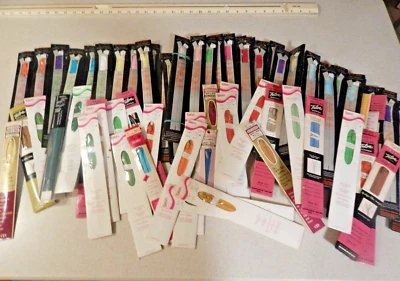 Huge Lot 90+ Vintage NEW Zippers  ASST. Brands Sizes & Colors  METAL & POLY (#39 - Image 1 of 4