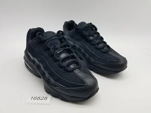 Nike Air Max 95 (GS) Boy's Size 6Y Sneakers Triple Black - Picture 1 of 12