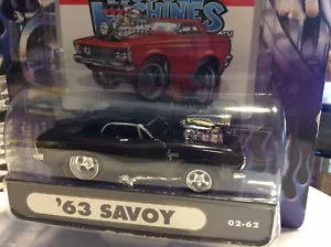 MUSCLE MACHINES 1963 PLYMOUTH SAVOY 1:64 DIECAST 63 SAVOY - Picture 1 of 4