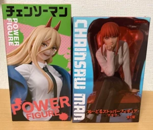 Figura eléctrica Chainsaw Man TAITO & Makima tapón de fideos auténtico conjunto de 2 - Imagen 1 de 3