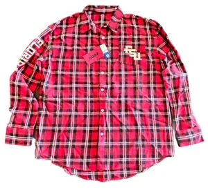 Camisa de franela a cuadros FOCO para hombre con licencia Florida State Seminoles logotipo mediano NCAA - Imagen 1 de 8