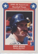 1990 MSA All American Baseball Team Wade Boggs #3 HOF