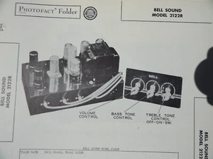 Manuale fotofatto vintage Sam BELL SOUND MODEL 2122R - Foto 1 di 1