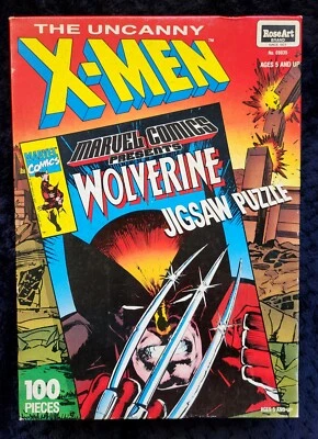 Vintage Marvel Comics Presents WOLVERINE X-MEN PUZZLE Rose Art 1992 SEALED NEW - Image 1 of 3