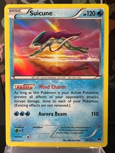 Pokemon TCG Suicune 30/122 Break Point BREAKPOINT Card 2016 Holo Rare NM-MINT - Picture 1 of 3