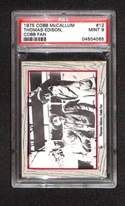 1975 Cobb McCallum #12 Thomas Edison PSA 9 Mint