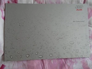 Audi S4 Cabriolet brochure Sep 2005 UK market - Picture 1 of 1