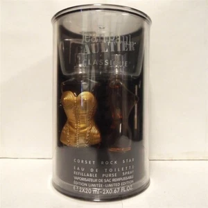Jean Paul Gaultier Classique Corset Rock Star Eau De Parfum Spray .67 oz x2 - Picture 1 of 1