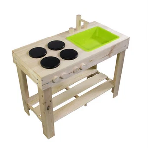 mgc24 Matschküche S, Outdoor Spielküche für Kinder aus Kiefernholz - Bild 1 von 8