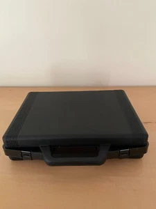 Kunststoff-Koffer schwarz, klein 32 x 22 x 7 cm mit oder ohne Einlagen - Bild 1 von 3