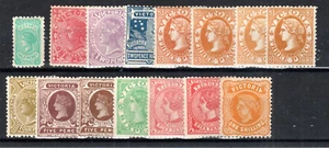 Australia - Victoria 1905-13 Queen VICTORIA values between SG 416a and 425 MLH - Picture 1 of 1