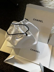 Chanel 100 % Baumwolle Dessous Tasche: Perfekt für den anspruchsvollen Reisenden 5x8x7" - Bild 1 von 2