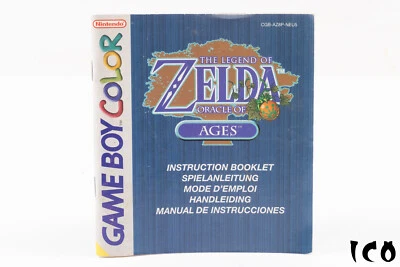 The Legend Of Zelda Oracle Of Ages Instruction Booklet Manual! - Image 1 of 4