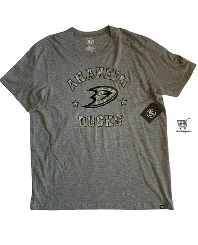 ‘47 Brand Anaheim Ducks Short Sleeve NHL Hockey T-Shirt Men's Size 2XL Brand New Cover