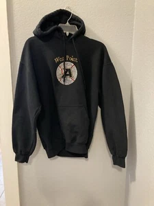 Army West Point Sweatshirt Womens Bling Hoodie Black Size Medium Softball - Picture 1 of 8