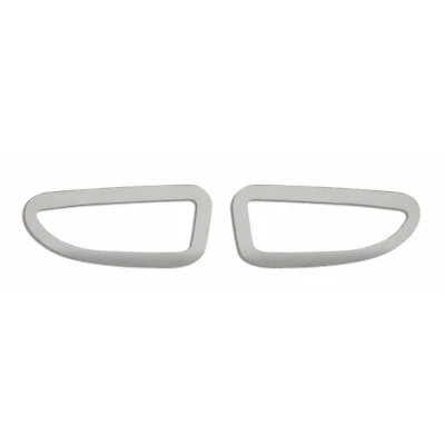 Cornice Frecce Segnaletica Laterali per Opel Grandland X Acciaio Argento - Immagine 1 di 4