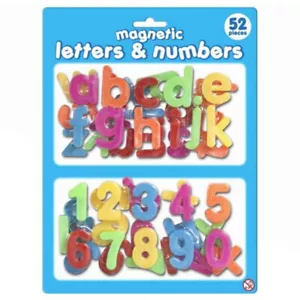 Magnetic Letter and Numbers - Learning Fridge Magnets for Children - 52 Pieces - Picture 1 of 1
