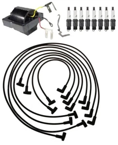 Ignition Wires 1 Coil 8 Spark Plugs Kit ACDelco For Chevy Corvette 5.7L V8 76-77 - Picture 1 of 1